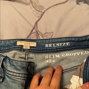 Light Blue Belsize Burberry Denim Jeans